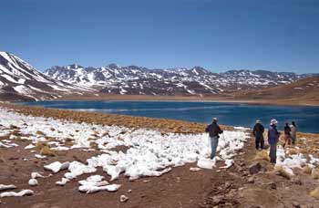 Miscanti and Miniques lagoons, in San Pedro de Atacama. photos by Paul Shoul