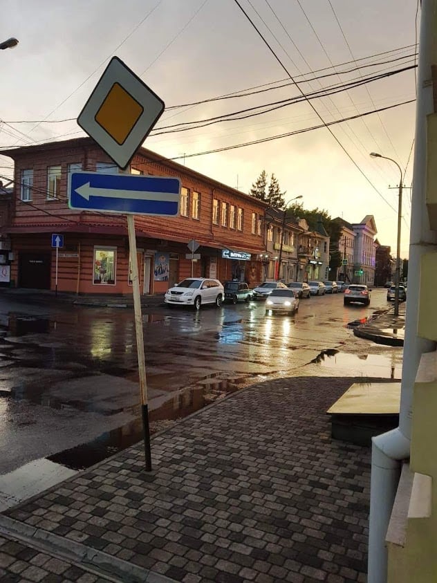 On the street of Vladikavkaz