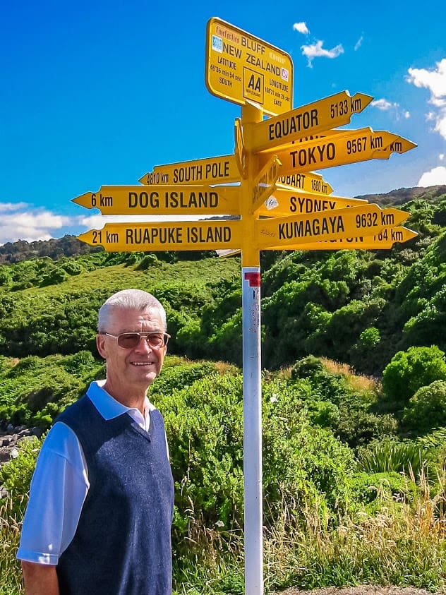 David at the Bluff, New Zealand