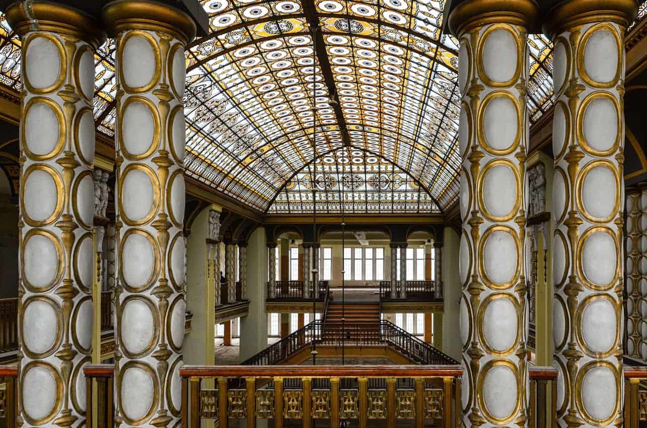 Inside the Art Nouveau building in Görlitz. Photo by Daniel Hoppe.