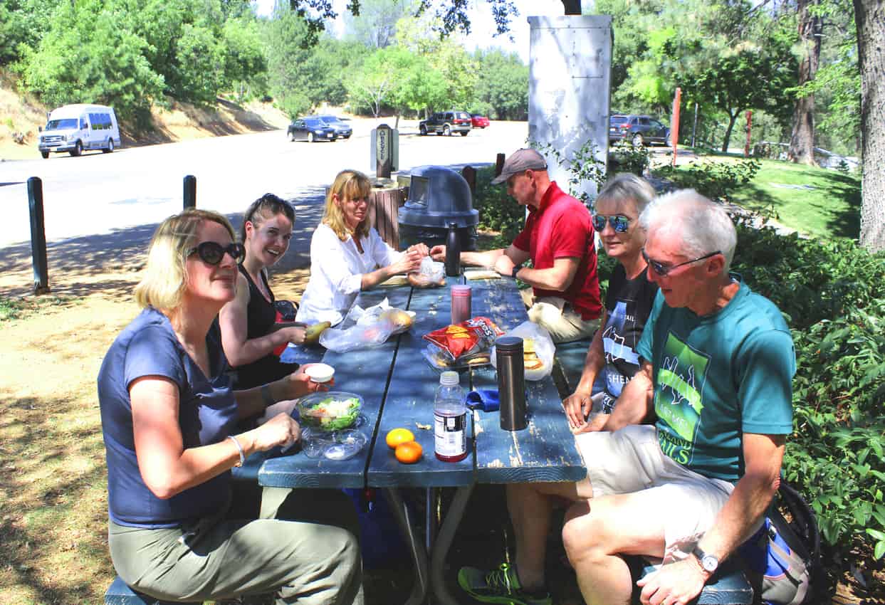 Picnic in Mariposa CA