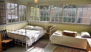 The sleeping porch where Thomas Wolfe slept in Asheville, NC.