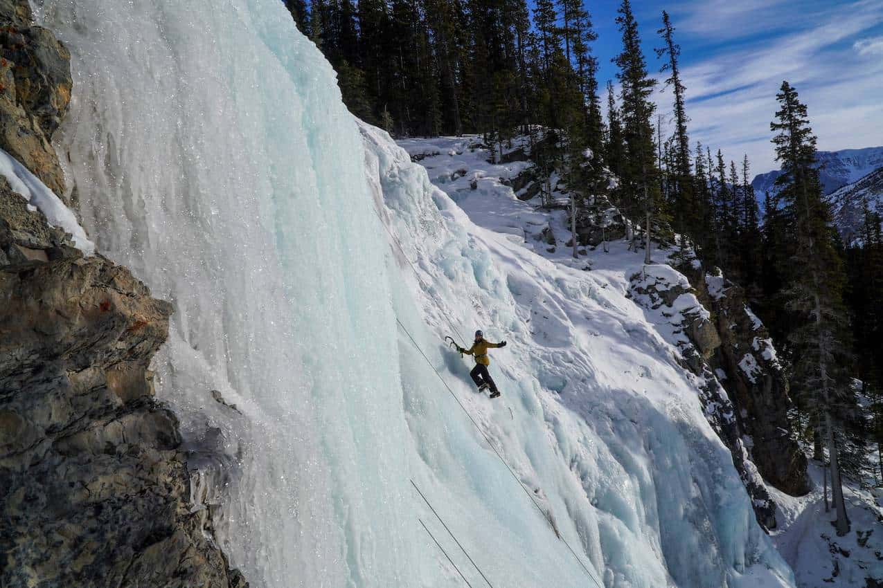 ice climbing jasper national park