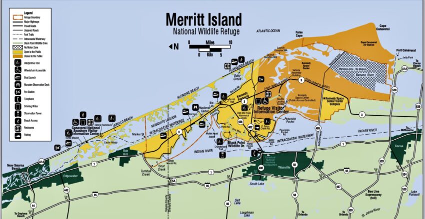 merrit island map