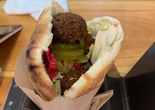 Falafel from Yalla Vermont. Aysia Reed Photos.