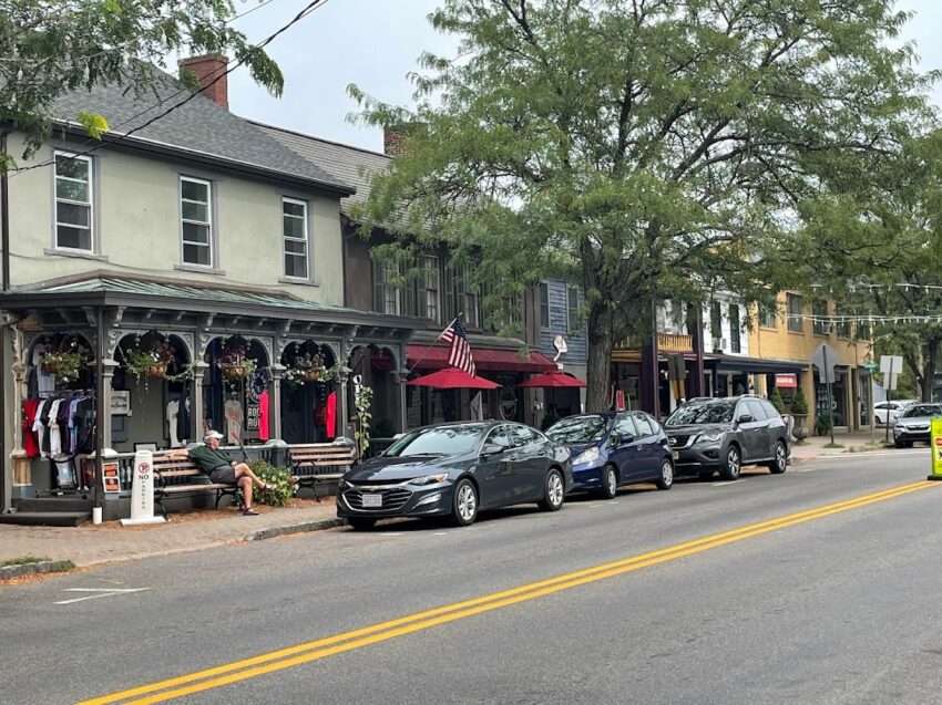 Downtown Lambertville New Jersey street scene