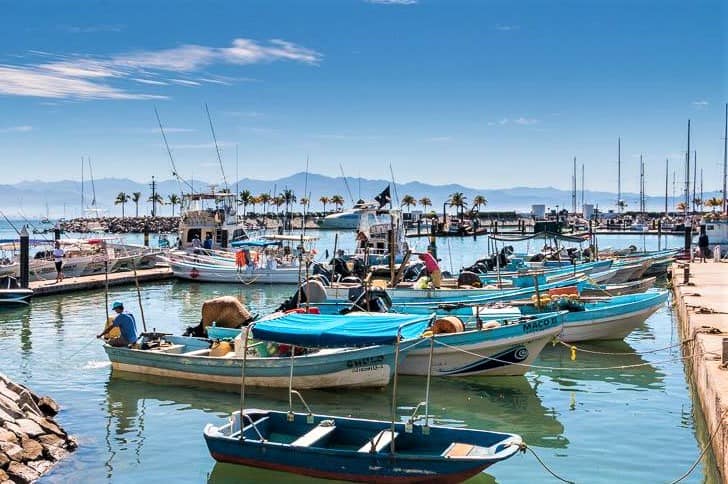 Fishing Boats Pangas of La Cruz