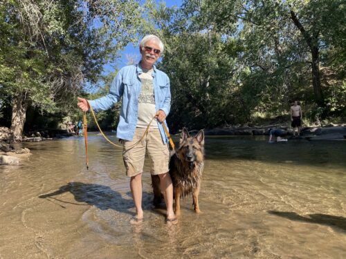 Me and Sophie in Clear Creek