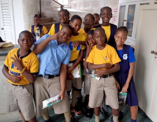 Barbados school childrent