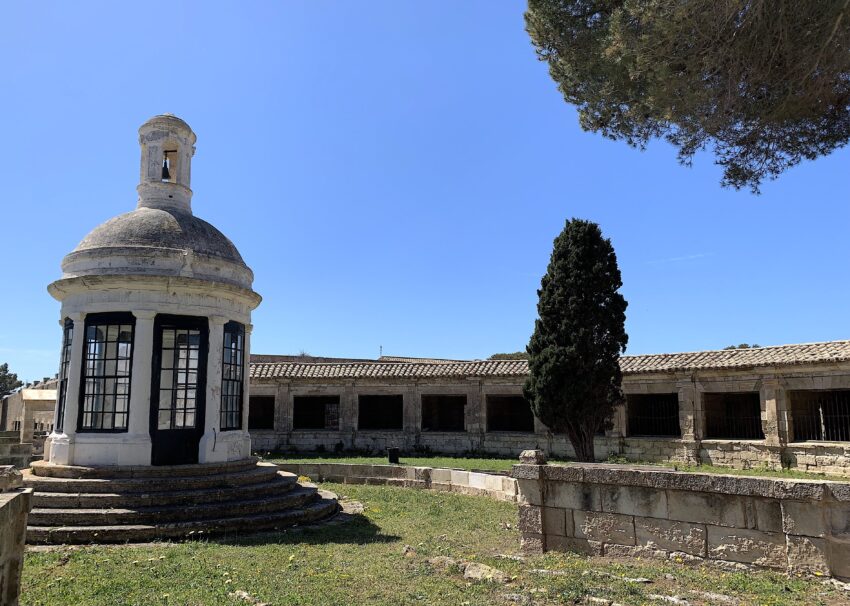 The 18th century Llazeret was a quarantine island for mariners.