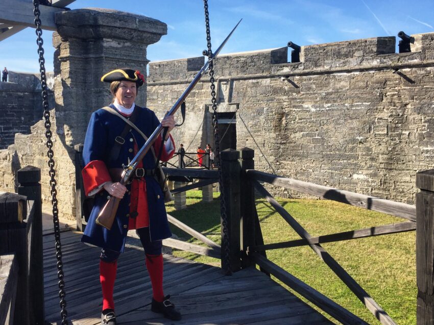 Castillo de San Marcos in Saint Augustine, Florida.