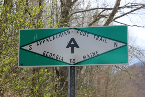 Sign signifies you are really on the Appalachian Trail