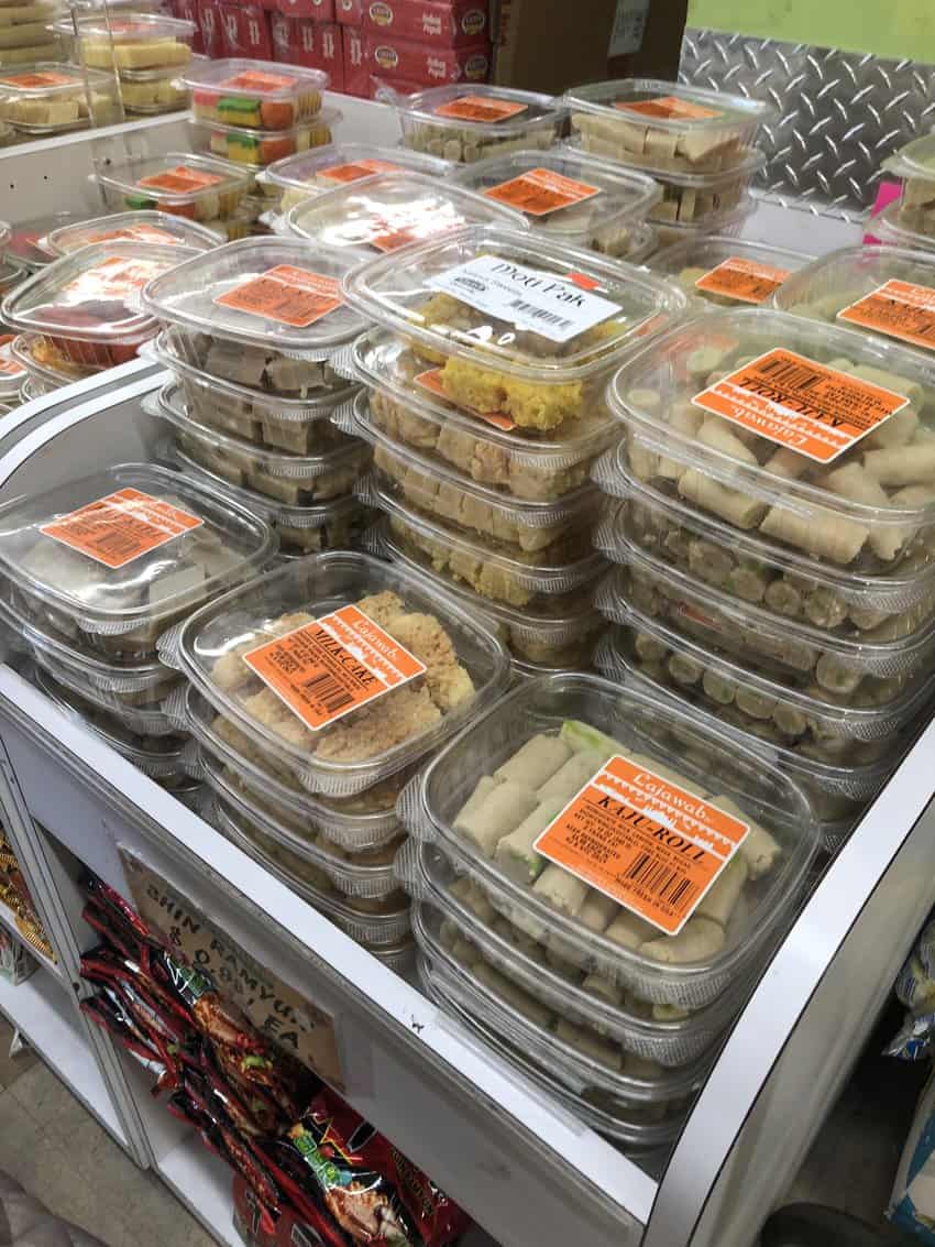 Boxes of sweets in a store in Jackson Heights, Queens during the festival of Diwali.