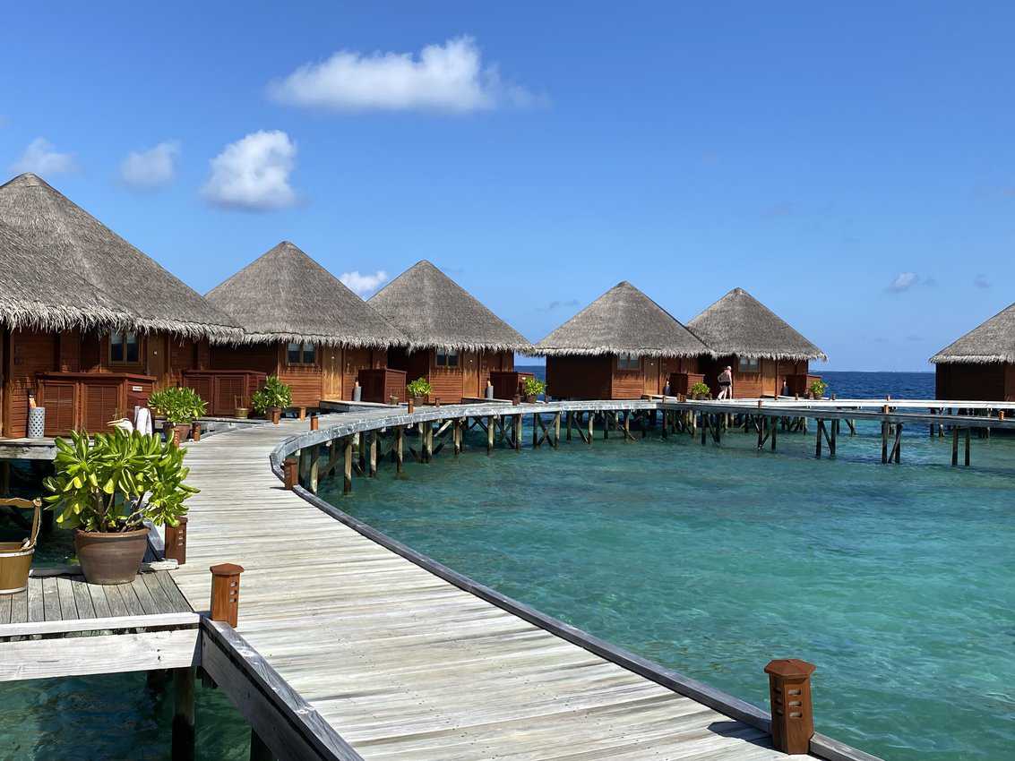 Above water bungalows in the Maldives. ROMANTIC!