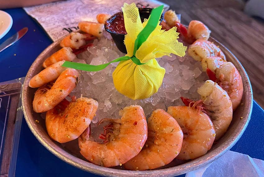 The shrimp is a Flounder's favorite.