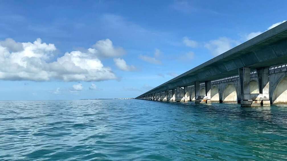 Dante B. Fascell Bridge – also known as Long Key Bridge – is the second longest bridge in the keys at 2.3 miles long. Photo Credit JoAnn Chang