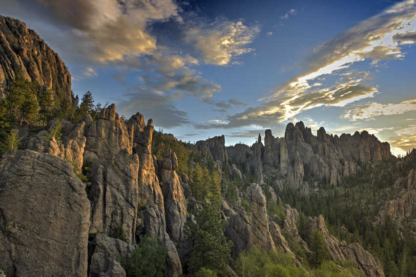 Needles Granite Formations in Custer State Park. Photo Courtesy of Travel South Dakota