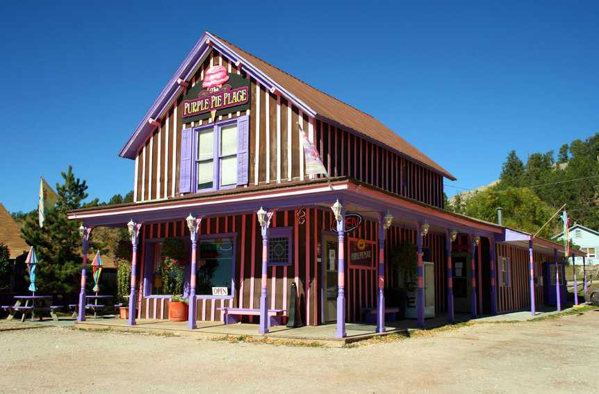 The Purple Pie Place is the place to be in Custer. Photo courtesy of Creative Commons/Flickr.