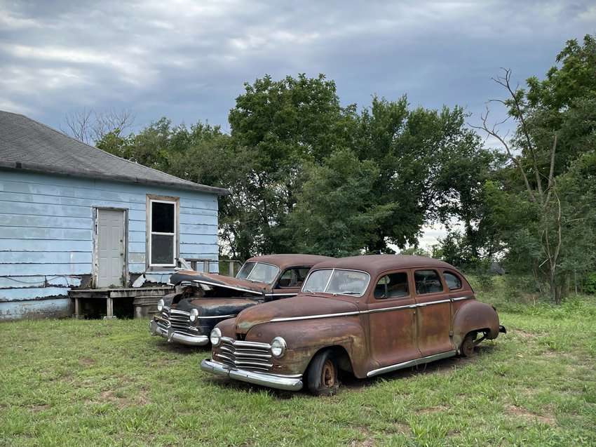 Along Route 66 in Oklahoma.