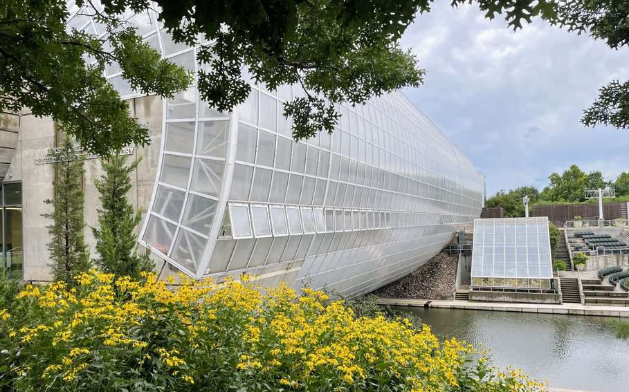 The new, free, Botanic Gardens in downtown OKC.