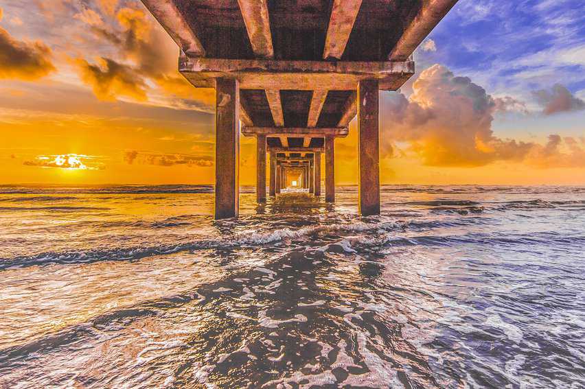 Horace Caldwell Pier. Photo Courtesy of Port Aransas Tourism Bureau