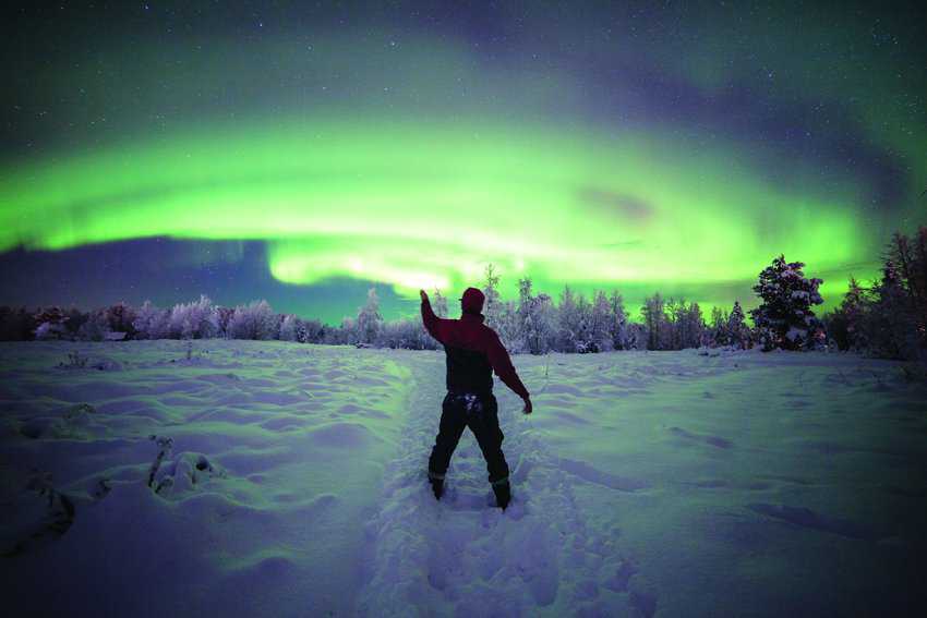 The mesmerizing Aurora presents a great photo opportunity (Photo by Antti Pietikainen)