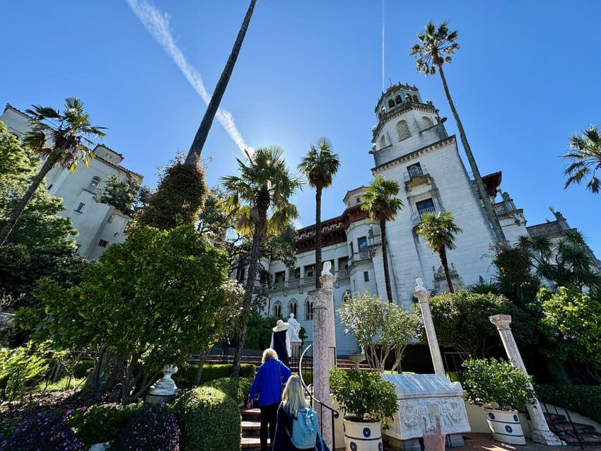 Hearst Castle, 185 magical rooms atop a mountain in San Simeon.