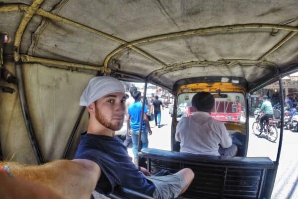 India rickshaw ride in Amritsar