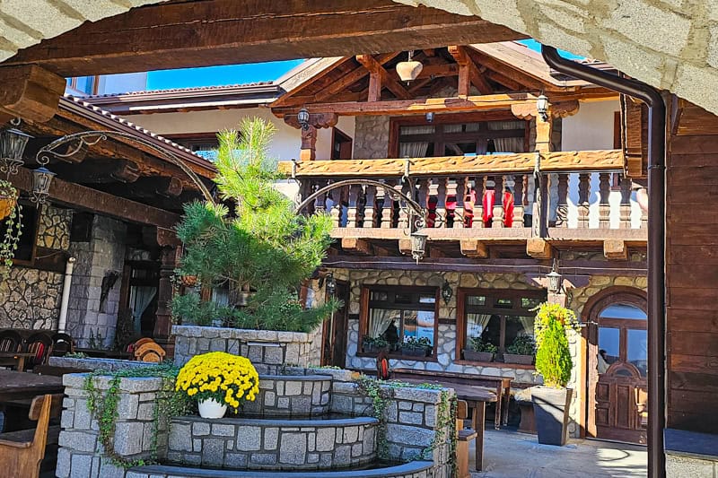 Traditional Inn in Bansko, Bulgaria. 