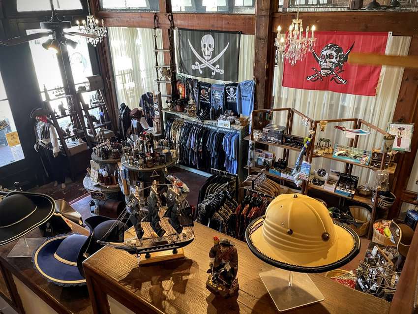 A Pirate's Life, Pirates Plunder is a spectacular pirate shop on The Strand in Galveston.