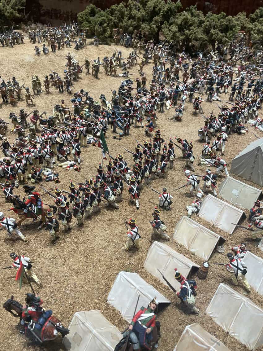 A highlight of the Bryan Museum is a gigantic diorama of the Battle of San Jacinto, April 21, 1836 with hundreds of model soldiers engaged in combat.