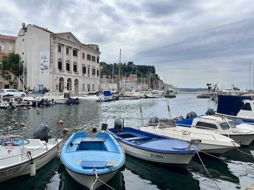 Piran has a rich maritime history and a strong connection to the sea. Sharon Kurtz photo