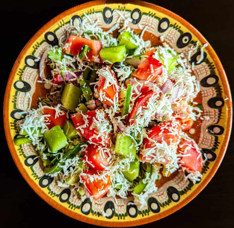 Shopska Salad, Bulgaria's National Dish.