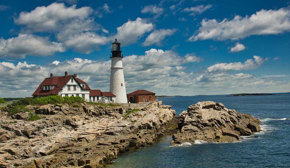 Portland Head Light, in Cape Elizabeth Maine