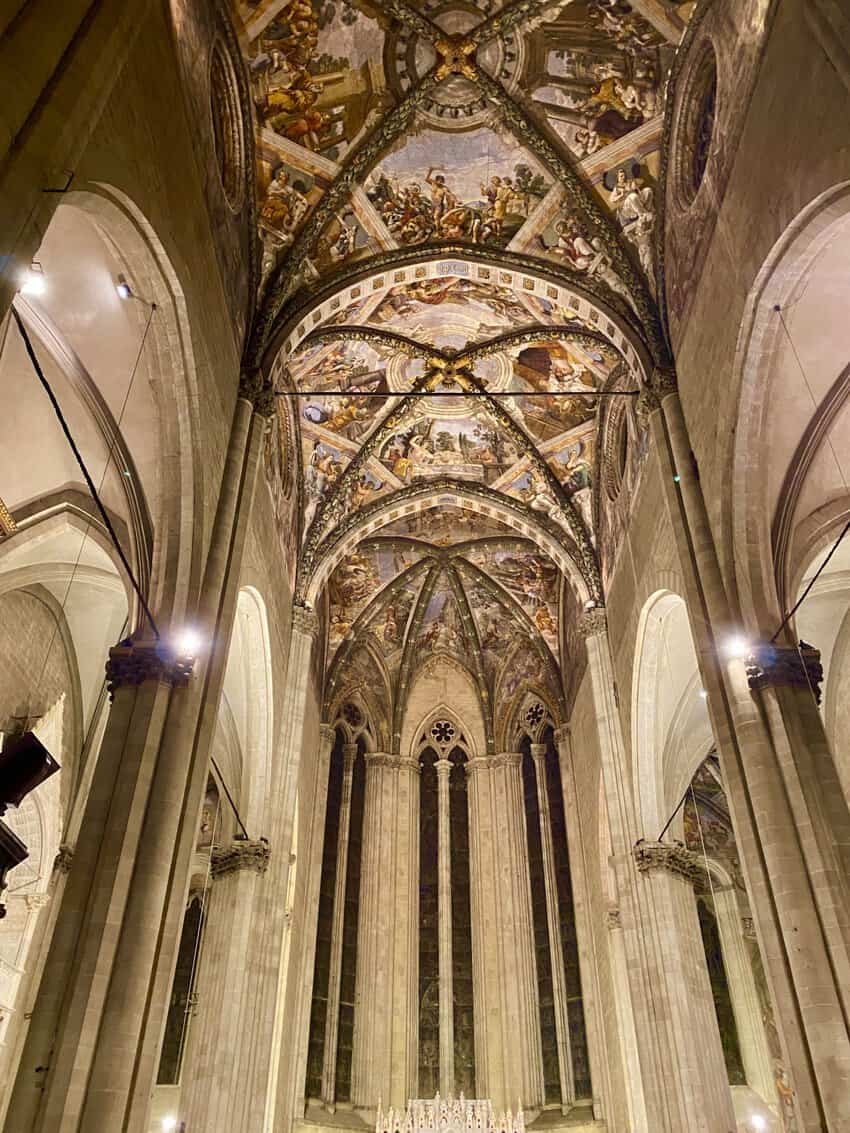 Arezzo's Cathedral of San Donato, Ceiling Frescoes