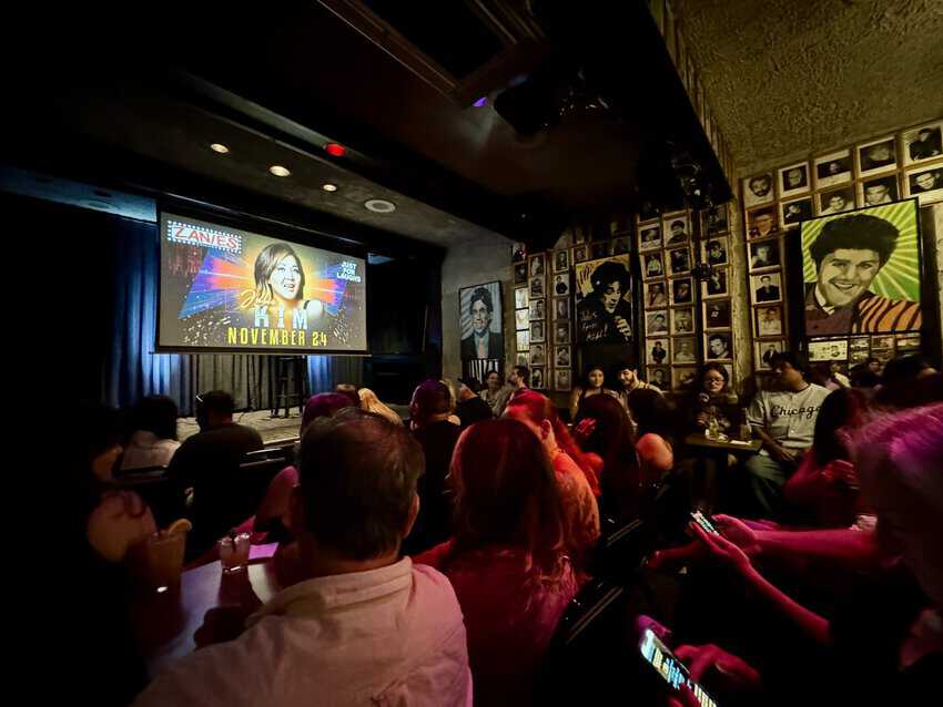 Zanie's Comedy Club for a late night Stand Up routine with six comedians, in the city's Old Town neighborhood.