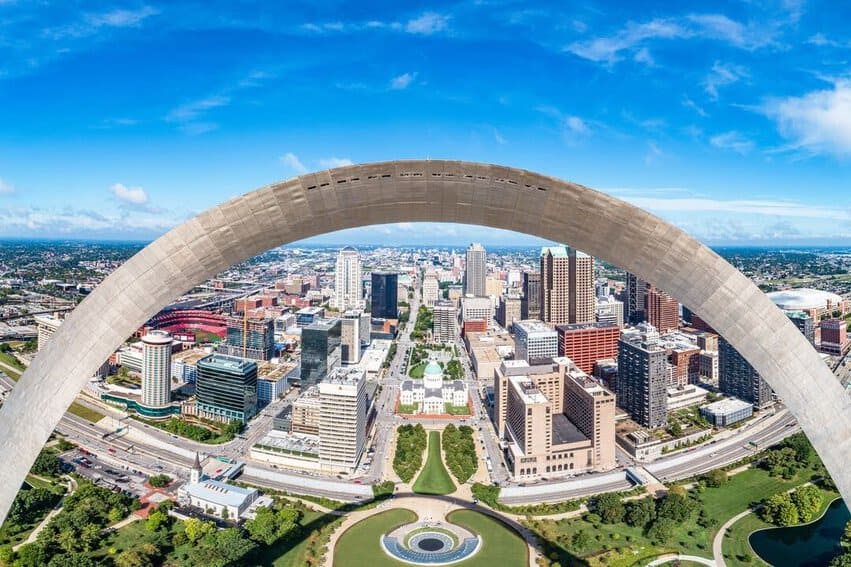 The Gateway Arch, an ode to Jefferson’s Manifest Destiny