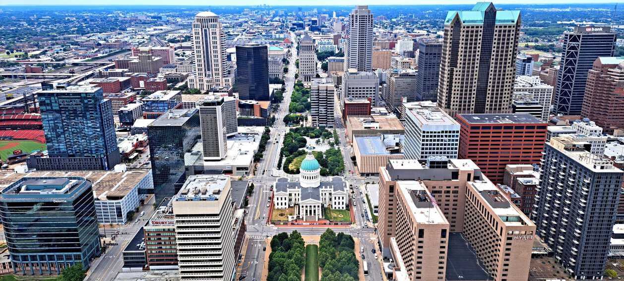 My view from the Gateway Arch