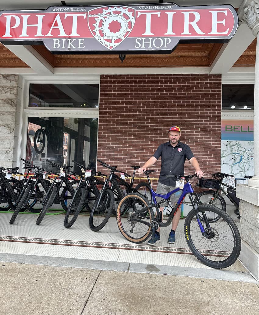 Phat Tire bike shop in Bentonville, AR. 