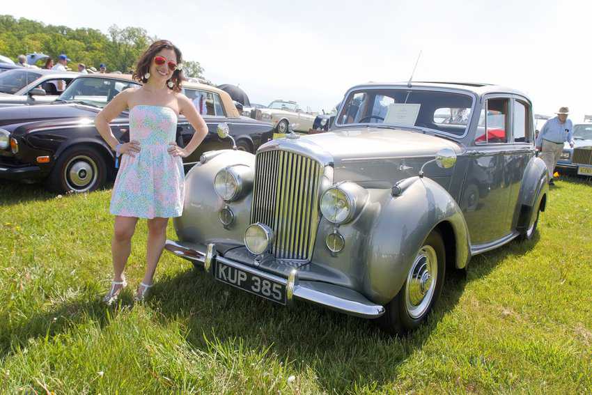 A good-looking Rolls Royce on display at the Point to Point races. Photo courtesy of Winterthur Museum, Garden &amp; Library