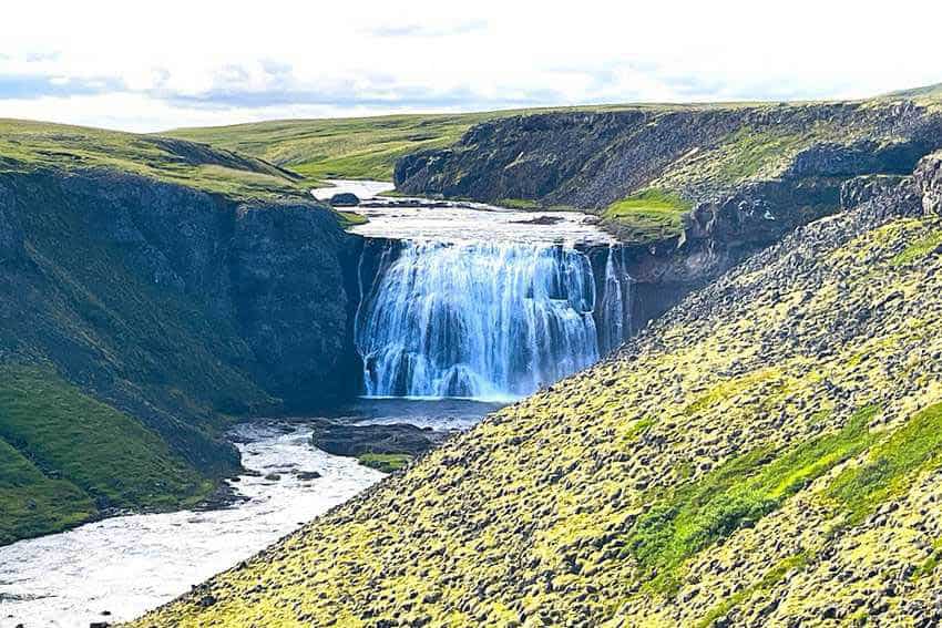 Waterfalls abound along the Golden Circle a popular car tour around the island country