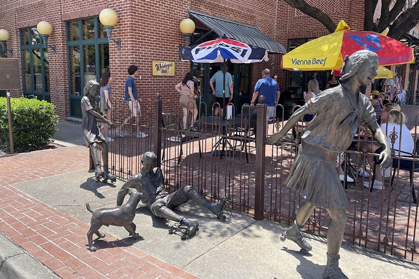 More sculptures delight on Main Street. Photo by Jack Dunphy