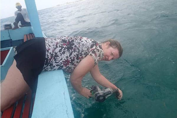 Kenya Dolphin Project Niamh McAnallyHanging over gunwhale