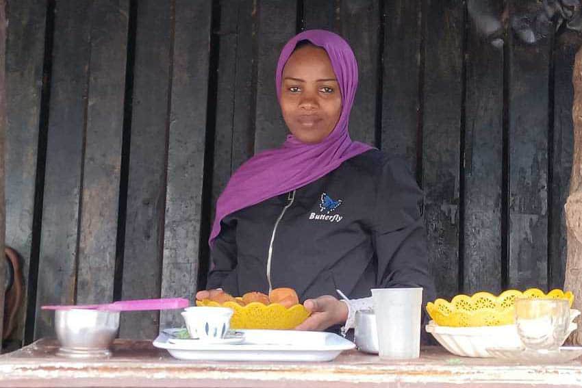 Ethiopian food demonstration