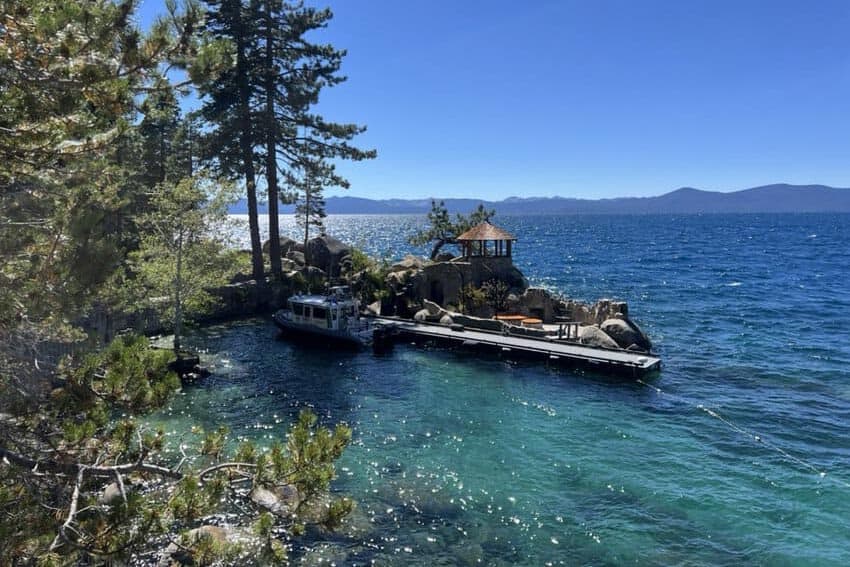 Lake Tahoe view from Thunderbird Lodge. Sharon Kurtz photo